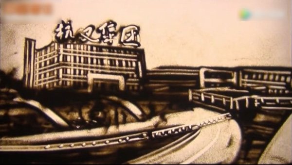 沙畫(huà)演繹“杭州叉車”，能認(rèn)出這些叉車，絕對(duì)是杭叉“真愛(ài)粉”！